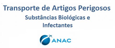 ANAC revisa orientações para o transporte de substâncias biológicas e infectantes em aeronaves civis.