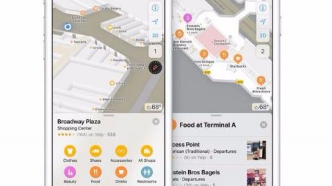 Apple inclui mapas de terminais de aeroportos no app Maps.