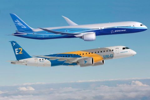 Juntas, Boing e Embraer podem criar super grupo espacial.