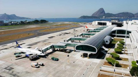 Aeroporto Santos Dumont usa água da chuva em sistema de refrigeração.