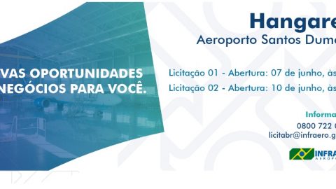 Infraero vai licitar duas áreas no Aeroporto Santos Dumont, no Rio