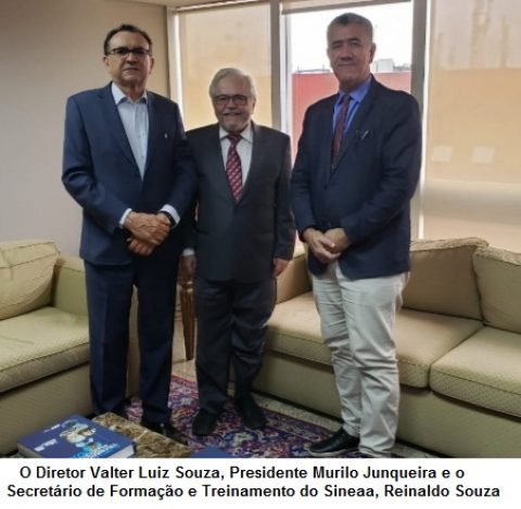 Presidente do Sineaa, Murilo Junqueira, se reúne na CNT