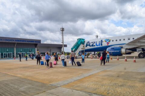 Aeroporto de Vitória da Conquista (BA) celebra aumento de voos, para Minas Gerais, a partir de agosto