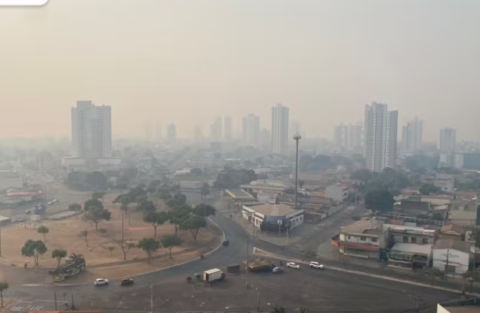 Fumaça provoca cancelamento de voos no Aeroporto Internacional de Goiânia